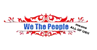 a sign that says we the people means all of us !!