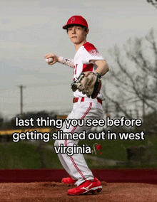 a baseball player with the letter p on his cap