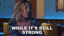 While Its Still Strong Maddie And Tae GIF - While Its Still Strong Maddie And Tae Drinking To Remember Song GIFs