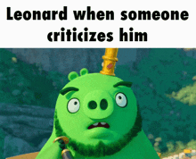 Leonard Angry Birds GIF - Leonard Angry Birds Pig GIFs