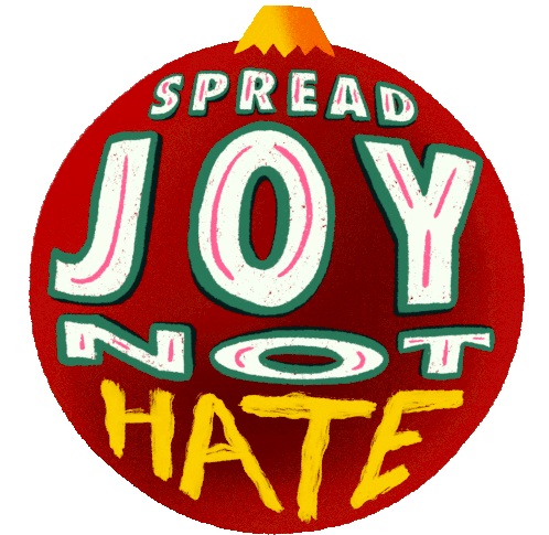 Spread Joy Not Hate La Sticker - Spread Joy Not Hate La Los Angeles Stickers