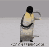 Zetero Hop On GIF - Zetero Hop On Penguin GIFs