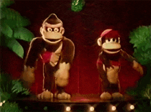 Donkey Kong Diddy Kong GIF - Donkey Kong Diddy Kong Flossing GIFs