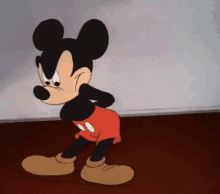 Mickey Está Esperando GIF