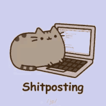 Shitposting Cat GIF - Shitposting Cat Pusheen GIFs