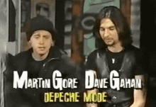 Martin Gore Dave Gahan GIF - Martin Gore Dave Gahan Depeche Mode GIFs