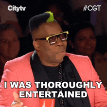 I Was Thoroughly Entertained Kardinal Offishall GIF - I Was Thoroughly Entertained Kardinal Offishall Canadas Got Talent GIFs