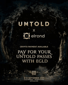 elrond network untold festival nft crypto krypto