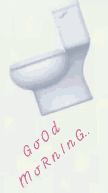 Good Morning Toilet GIF