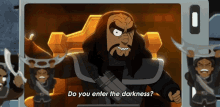 Do You Enter The Darkness Klingon GIF - Do You Enter The Darkness Klingon Star Trek Lower Decks GIFs