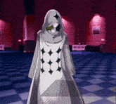 a video game character named shonen-doki is standing in a dark room