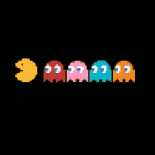 Ghosts Chasing Pac Man GIF - Ghosts Chasing Pac Man GIFs