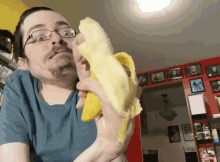 Peeling Banana Ricky Berwick GIF - Peeling Banana Ricky Berwick Excited GIFs