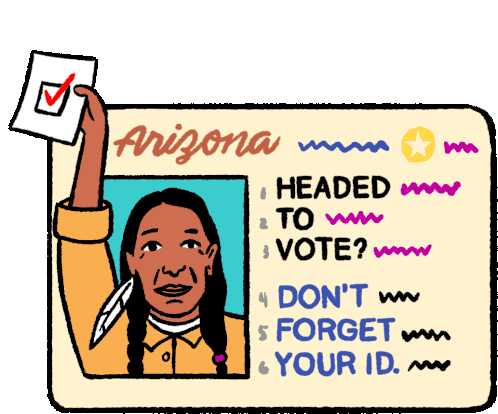 Vote Az Election Sticker - Vote Az Election Election Season Stickers