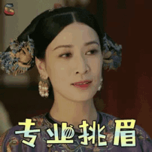 挑眉，佘诗曼，延禧攻略，皇后 GIF - Story Of Yan Xi Palace Queen She Shi Man GIFs