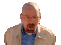 a man with a beard and glasses is wearing a tan jacket and blue shirt .