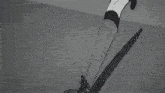 a black and white drawing of a person with a shadow on the ground
