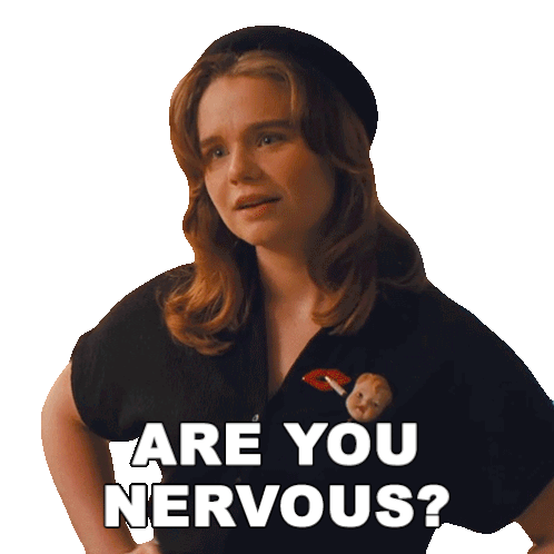 Are You Nervous Dot Sticker