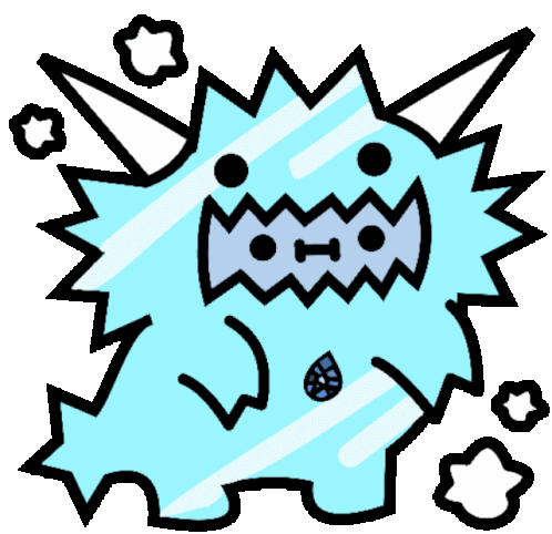 Ruenft Crystalroots Sticker - Ruenft Crystalroots Monstersuit Stickers