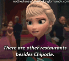 Chipotle Fastfood GIF - Chipotle Fastfood Elsa GIFs