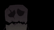 a cartoon drawing of a skeleton with a x on its chest