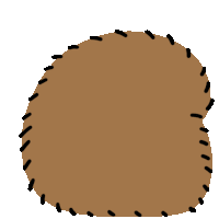 Hedgehog Gazes Over His Shoulder And Squints Moodily Sticker - Spikethe Hedgehog Animal Cute Stickers