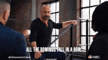 All The Dominos Fall In A Row Elliot Stabler GIF