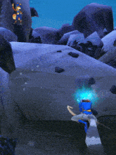a video game shows a fox and a cat fighting each other