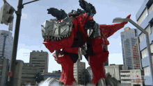 Roar T Rex Zord GIF - Roar T Rex Zord Power Rangers Dino Fury GIFs