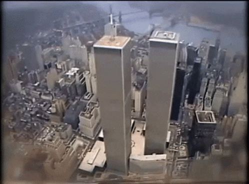 world trade center collapse gif