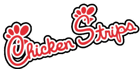 Chick Fil A Chicken Strips Sticker - Chick Fil A Chicken Strips Interstellar Designz Stickers