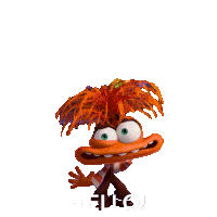 Hello Anxiety Sticker - Hello Anxiety Inside Out 2 Stickers
