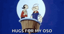 Olive Oyl Popeye GIF - Olive Oyl Popeye Hug GIFs