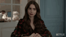 Nod Emily Cooper GIF - Nod Emily Cooper Lily Collins GIFs