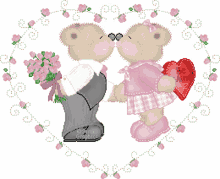 teddy bears kissing cute teddy bears kissing married married couple cute married couple