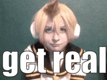 Len Kagamine Vocaloid GIF - Len Kagamine Vocaloid Get Real GIFs