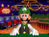 Luigi Card Game GIF - Luigi Card Game Dealer GIFs