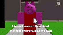 liver roblox piggy imfiregem i have hencforth claimed your liver as my own
