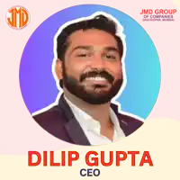 a picture of a man with the name dilip gupta ceo
