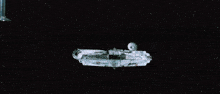 Star Wars Millennium Falcon GIF - Star Wars Millennium Falcon Death Star GIFs