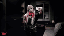 selfie gothic emo picture posing