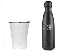 Black Bottle And White Tumbler GIF - Black Bottle And White Tumbler GIFs