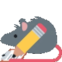 Ratnoted Rat Emoji Sticker - Ratnoted Rat Emoji Emoji Stickers