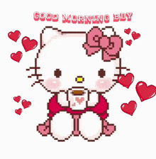 Good Morning Hello Kitty GIF