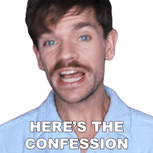 Heres The Confession Robin James Sticker - Heres The Confession Robin James Ill Be Honest Stickers