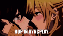 Hop In Syncplay Hopinsyncplay Anime Girls Kissing Girl GIF - Hop In Syncplay Hopinsyncplay Anime Girls Kissing Girl GIFs