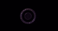 a purple circle with ai hoi written in white letters