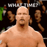 stone cold steve austin what time is it cant hear clock checking watch wwe