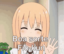 Boa Sorte Anime GIF - Boa Sorte Anime Good Luck GIFs