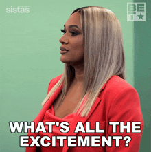 What'S All The Excitement Fatima GIF - What'S All The Excitement Fatima Sistas GIFs